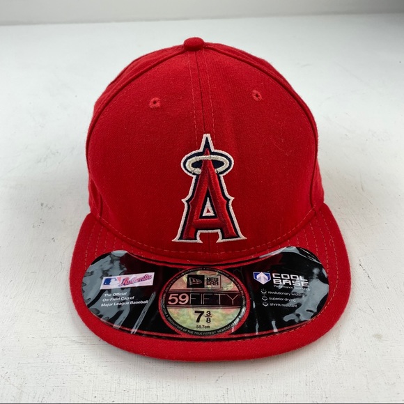 LA Angels Anaheim Hat New Era 59fifty Cool Base - Picture 4 of 8